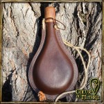Leather Waterskin Pear